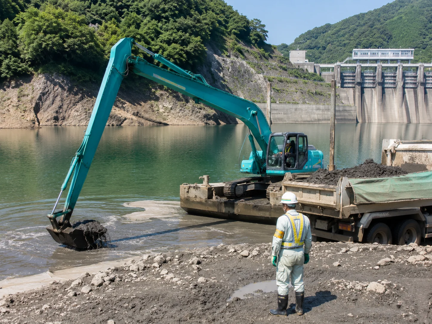 ダムしゅんせつ工事